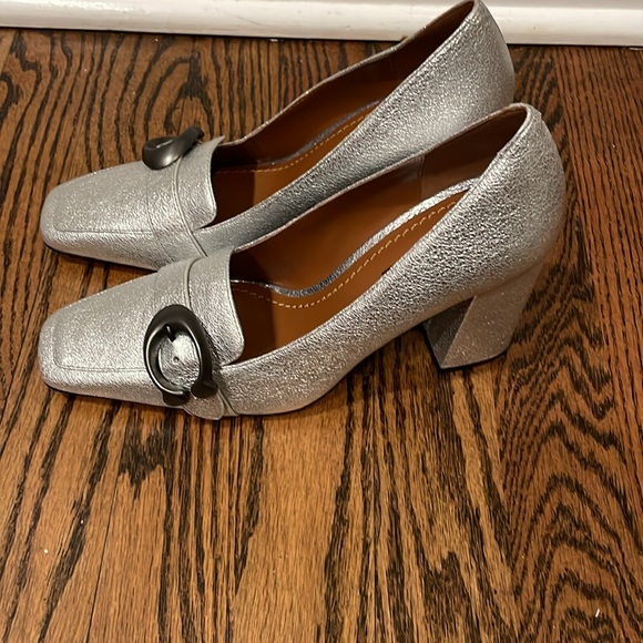 COACH silver heels NWT Jade Pump - Picture 3 of 5